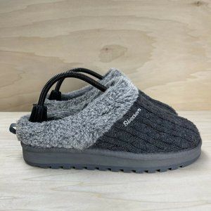 Skechers Womens Keepsakes Postage Cable Knit Slippers Comfort Shoes SN46346 Sz 9